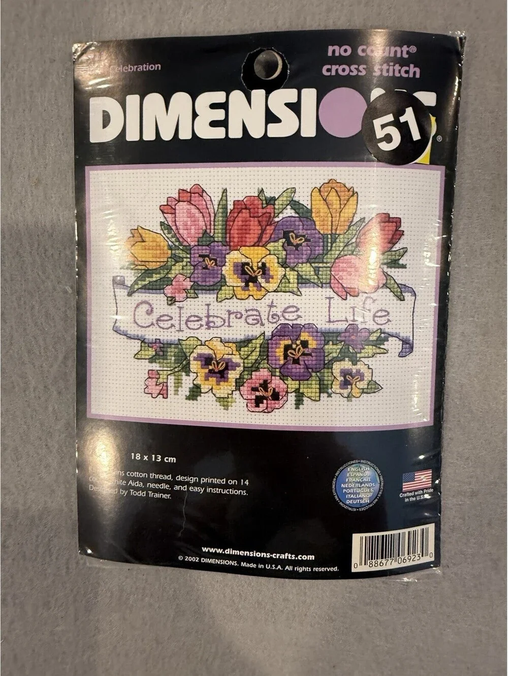 Lot Of 7 Cross Stitch Flower Theme Kits New Sealed
